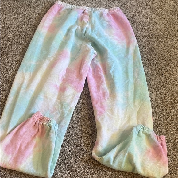Pacsun tie dye flower power sweat pants small - Picture 4 of 4